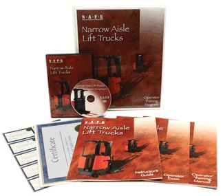 Narrow Aisle Reach Truck & Order Picker Forklift Training Kit