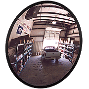 Round Warehouse Mirror